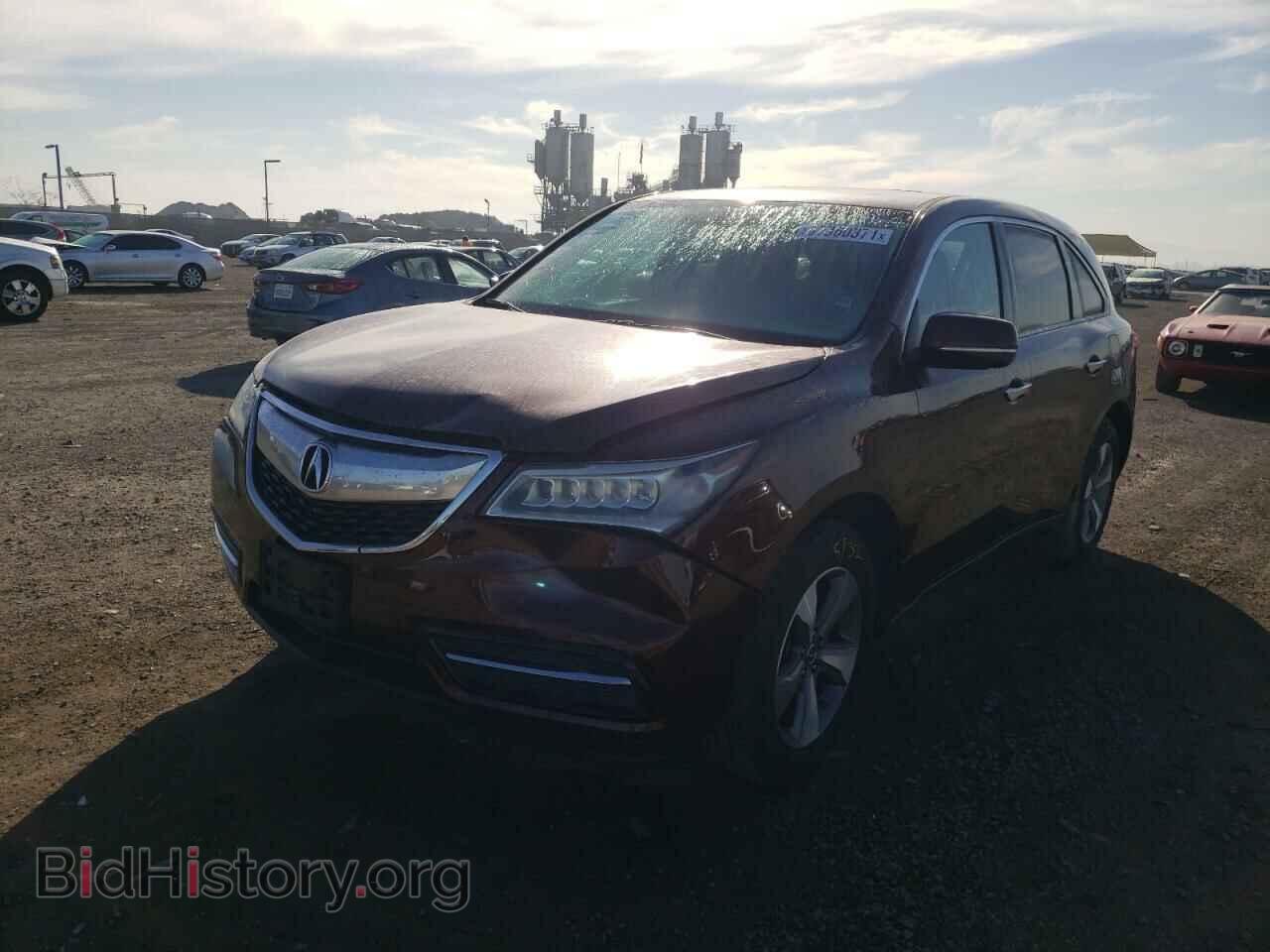 2014 ACURA MDX - VIN: 5FRYD3H29EB001542 - Фото 2