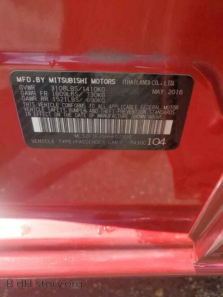 2017 MITSUBISHI MIRAGE - VIN: ML32F3FJ5HHF07309 - Фото 12