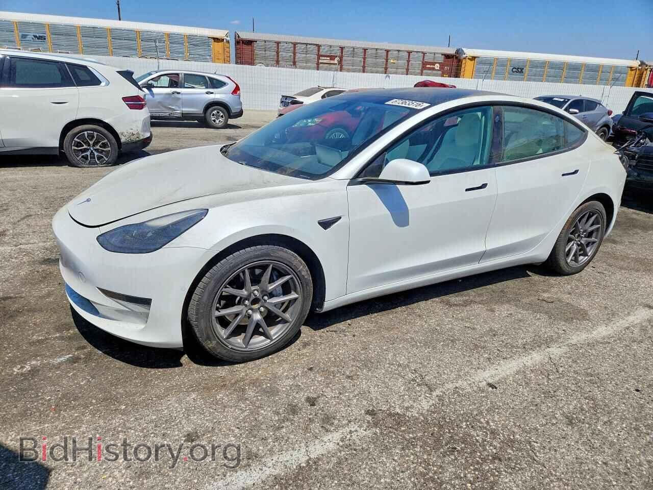 Photo 5YJ3E1EA6MF873393 - TESLA MODEL 3 2021