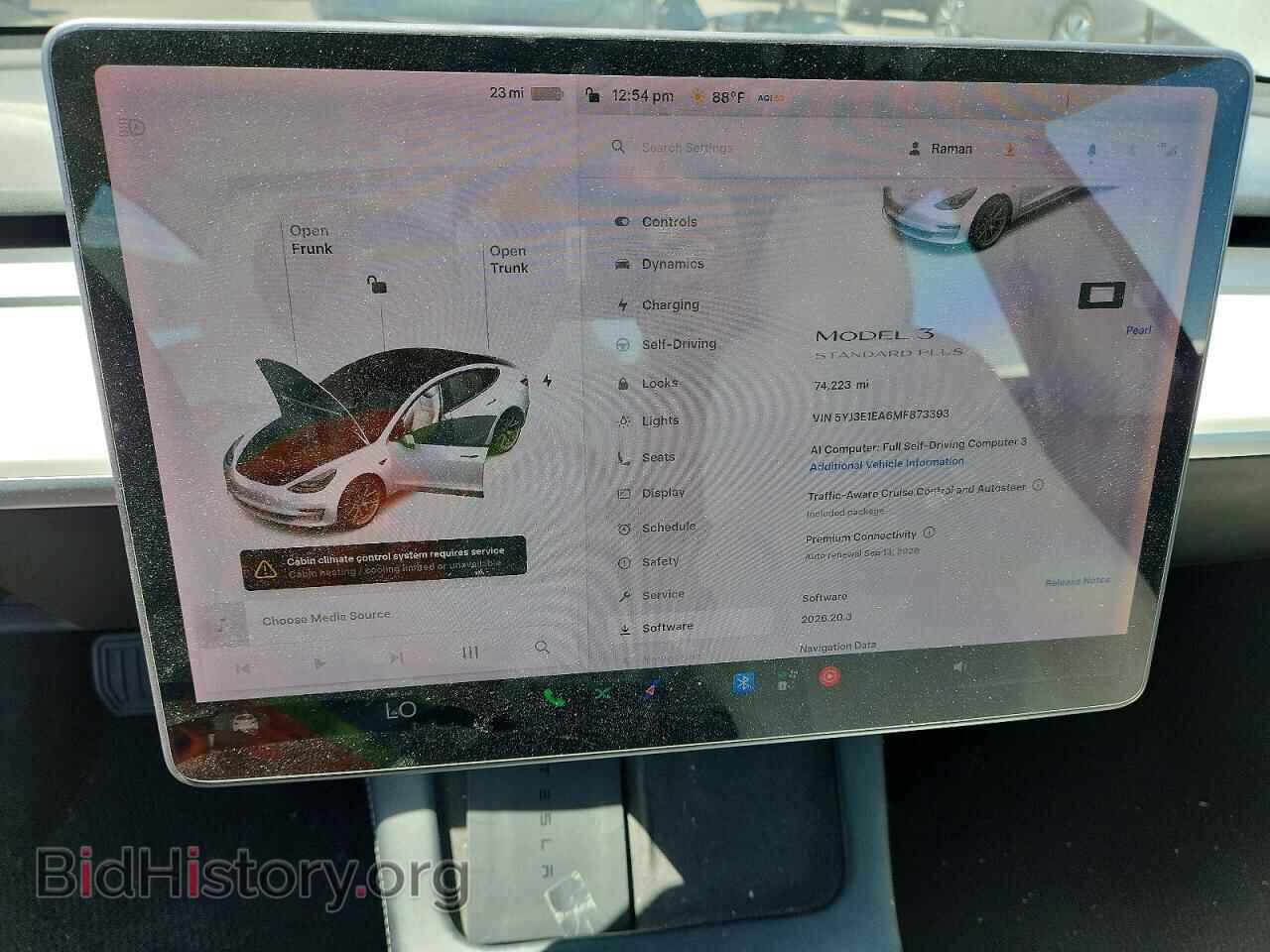 2021 TESLA MODEL 3 - VIN: 5YJ3E1EA6MF873393 - Photo 9