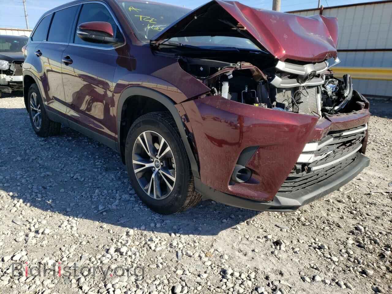 Фотография 5TDZZRFH8KS296643 - TOYOTA HIGHLANDER 2019