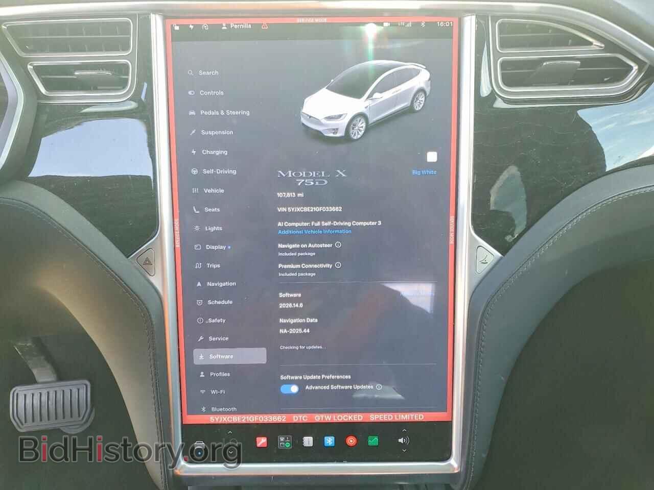2016 TESLA MODEL X - VIN: 5YJXCBE21GF033662 - Photo 9