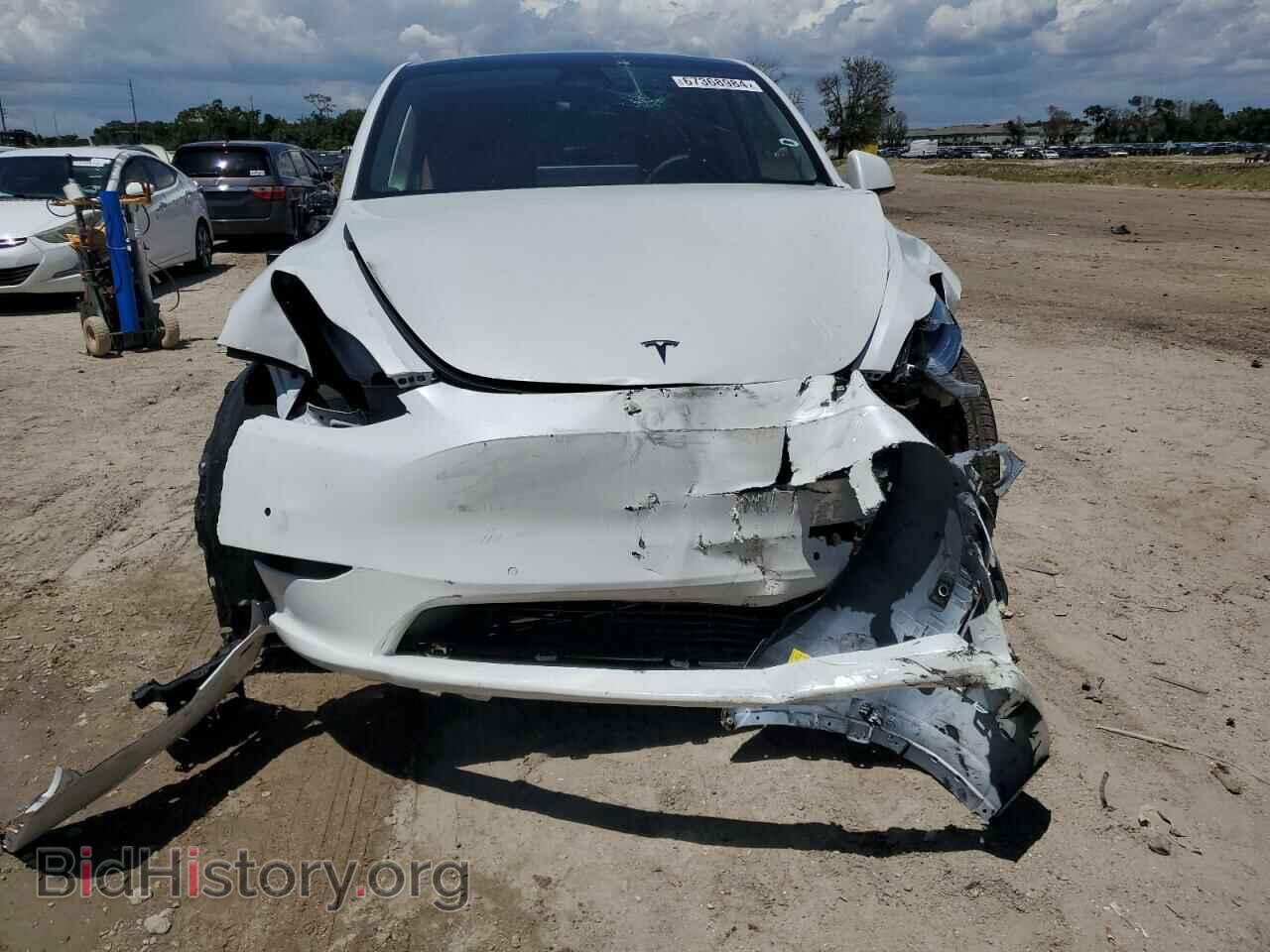 2022 TESLA MODEL Y - VIN: 7SAYGDEE6NA010387 - Фото 5