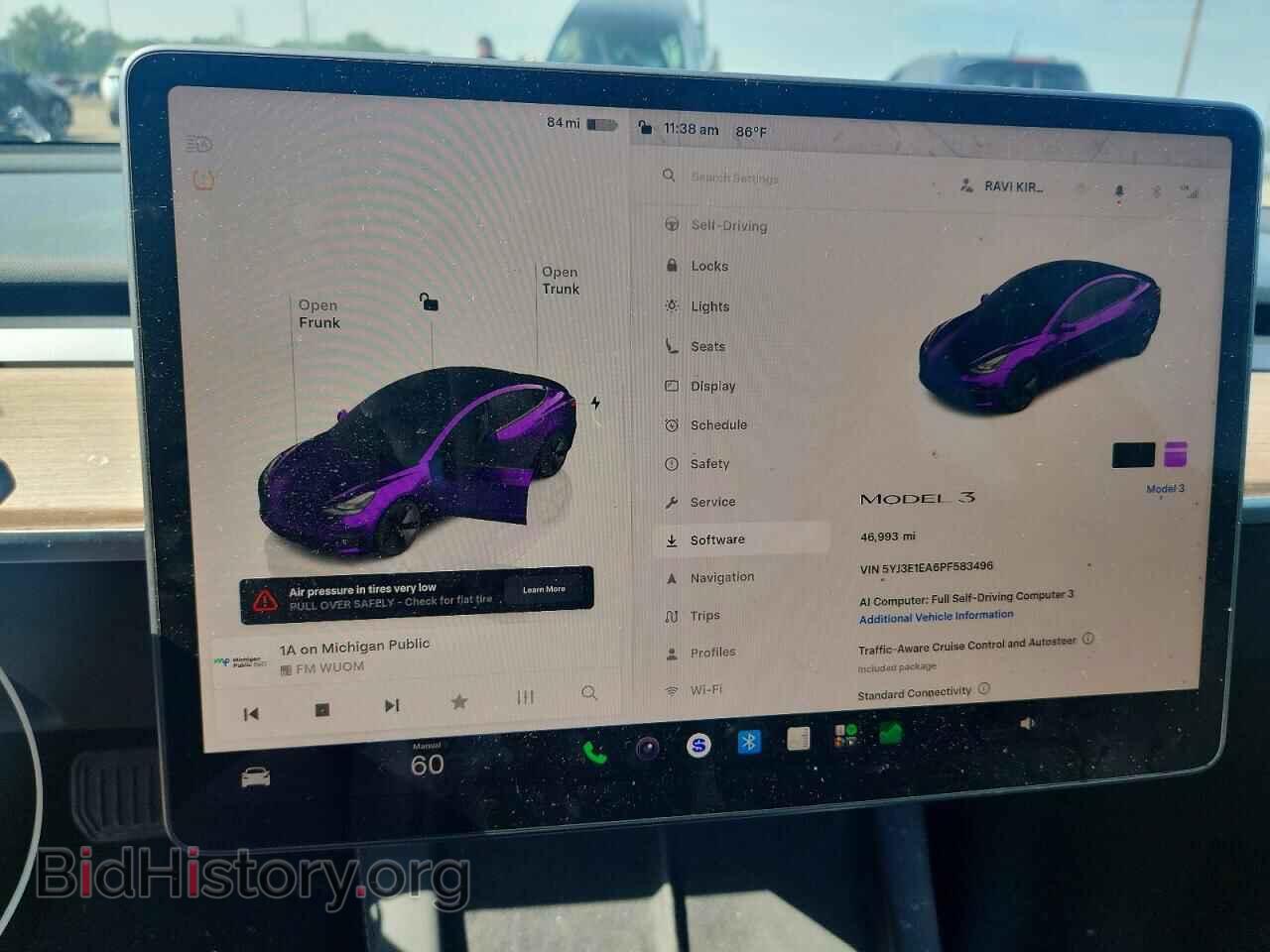 2023 TESLA MODEL 3 - VIN: 5YJ3E1EA6PF583496 - Фото 9