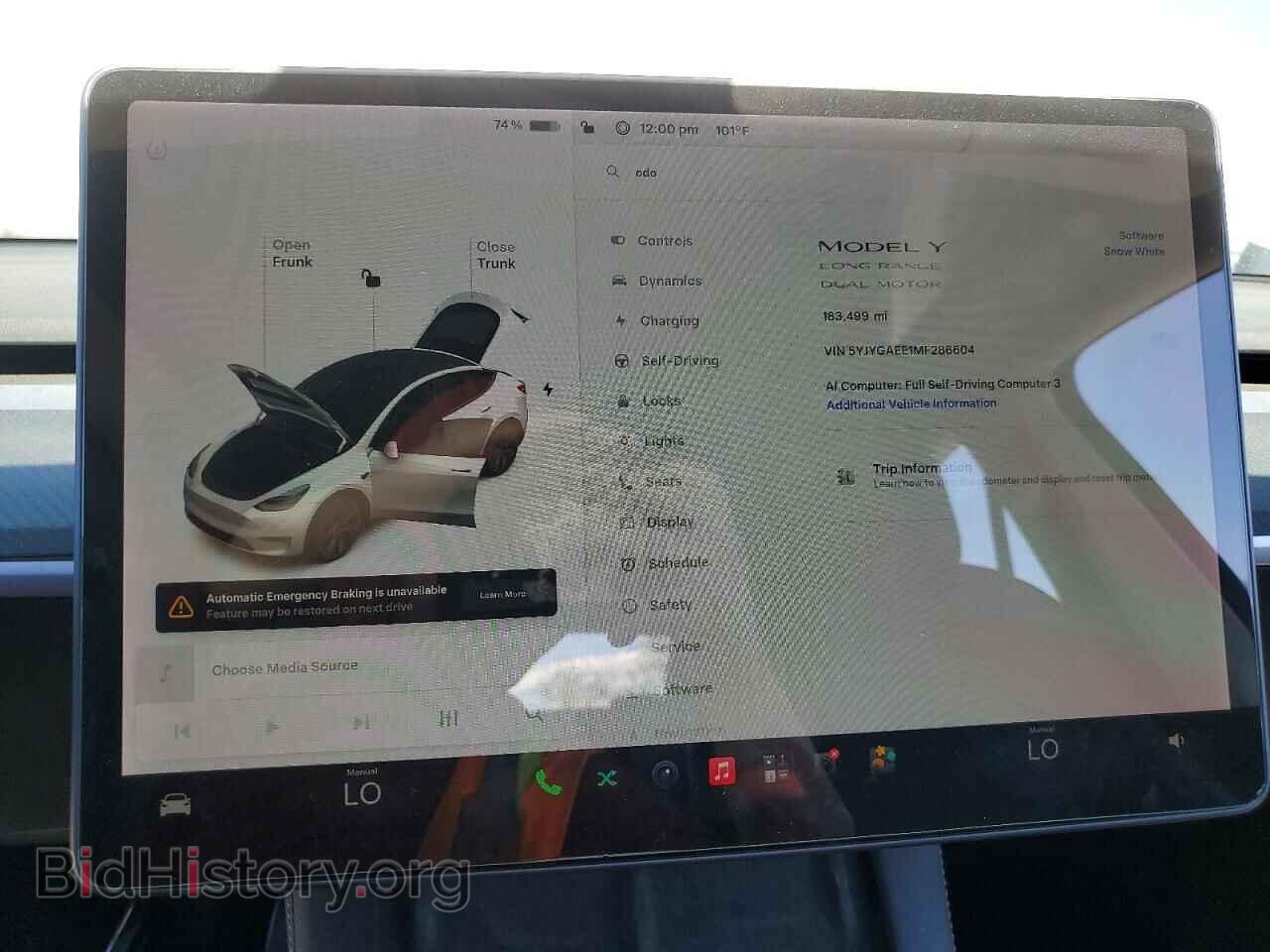 2021 TESLA MODEL Y - VIN: 5YJYGAEE1MF286604 - Photo 9