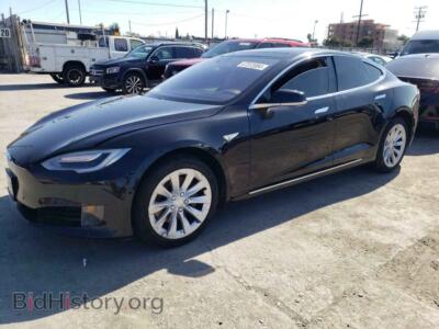 2016 Tesla MODEL S, черный — VIN 5YJSA1E21GF136932, Copart