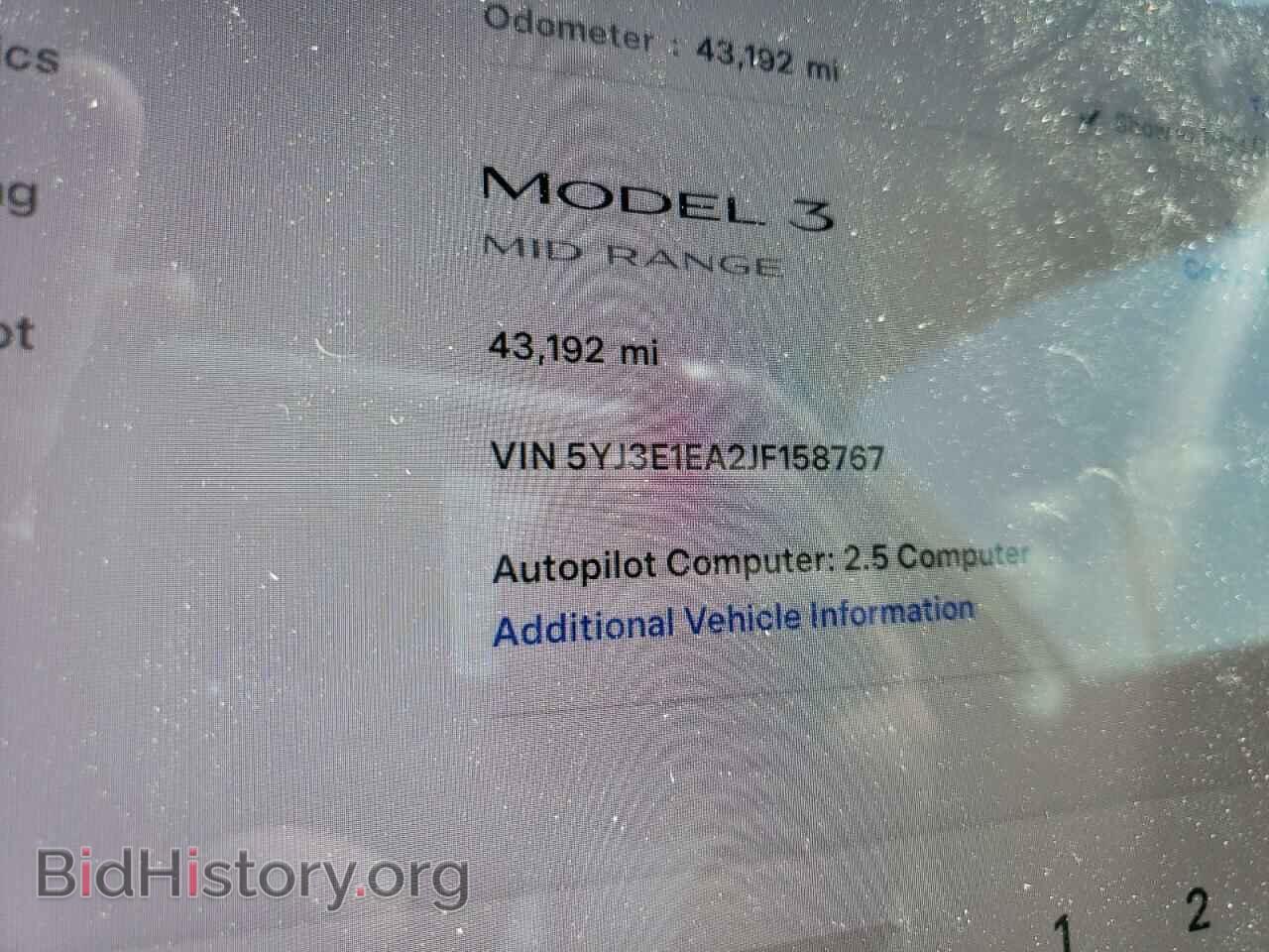 2018 TESLA MODEL 3 - VIN: 5YJ3E1EA2JF158767 - Photo 9