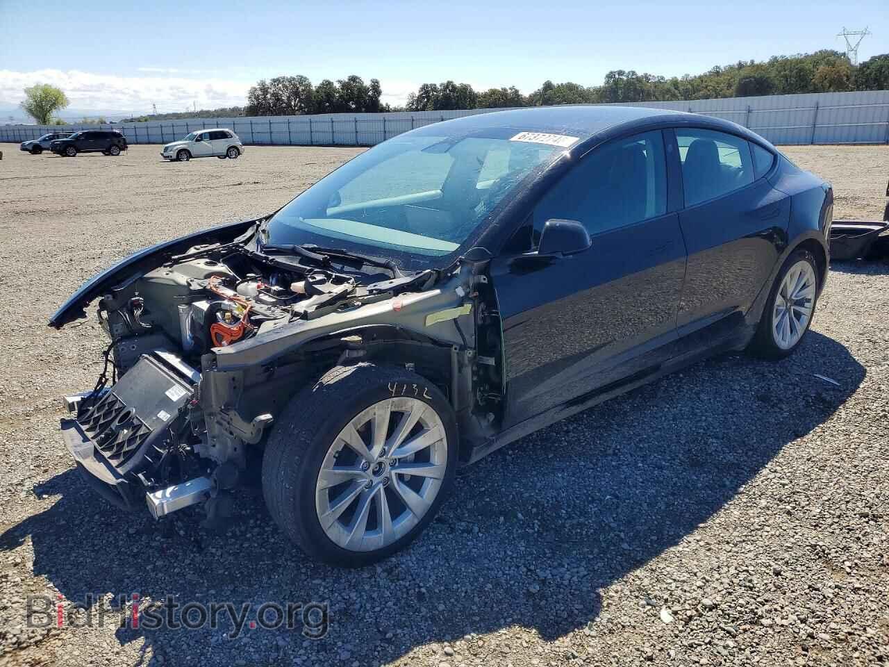 Photo 5YJ3E1EB9NF254684 - TESLA MODEL 3 2022