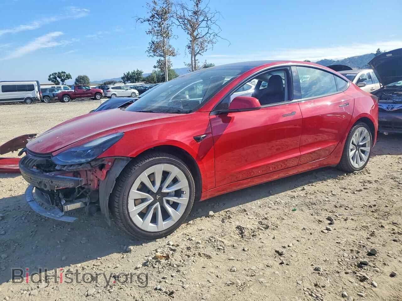 Фотография 5YJ3E1EA8NF185378 - TESLA MODEL 3 2022
