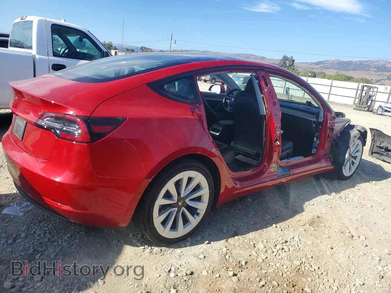 2022 TESLA MODEL 3 - VIN: 5YJ3E1EA8NF185378 - Фото 3