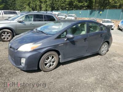 2011 Toyota PRIUS, серый — VIN JTDKN3DU4B1453043, Copart