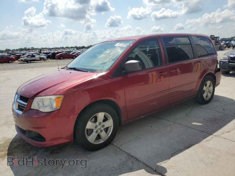 2014 Dodge CARAVAN SE (VIN 2C4RDGBG5ER170348) — photo 1 of 14, Copart, damage: rear end