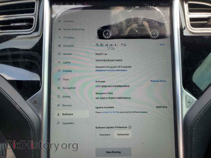 2016 Tesla MODEL S (VIN 5YJSA1E13GF134610) — photo 9 of 15