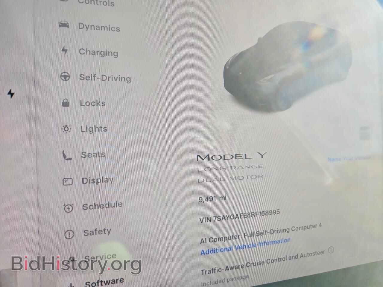 2024 TESLA MODEL Y - VIN: 7SAYGAEE8RF168995 - Photo 9