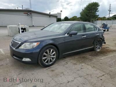 2007 Lexus LS460 LS 460, gray — VIN JTHBL46F375043861, Copart