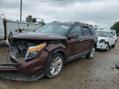 2012 Ford EXPLORER Limited, burgundy — VIN 1FMHK8F80CGA35699, Copart