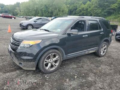 2013 Ford EXPLORER Limited, черный — VIN 1FM5K8F83DGA75974, Copart