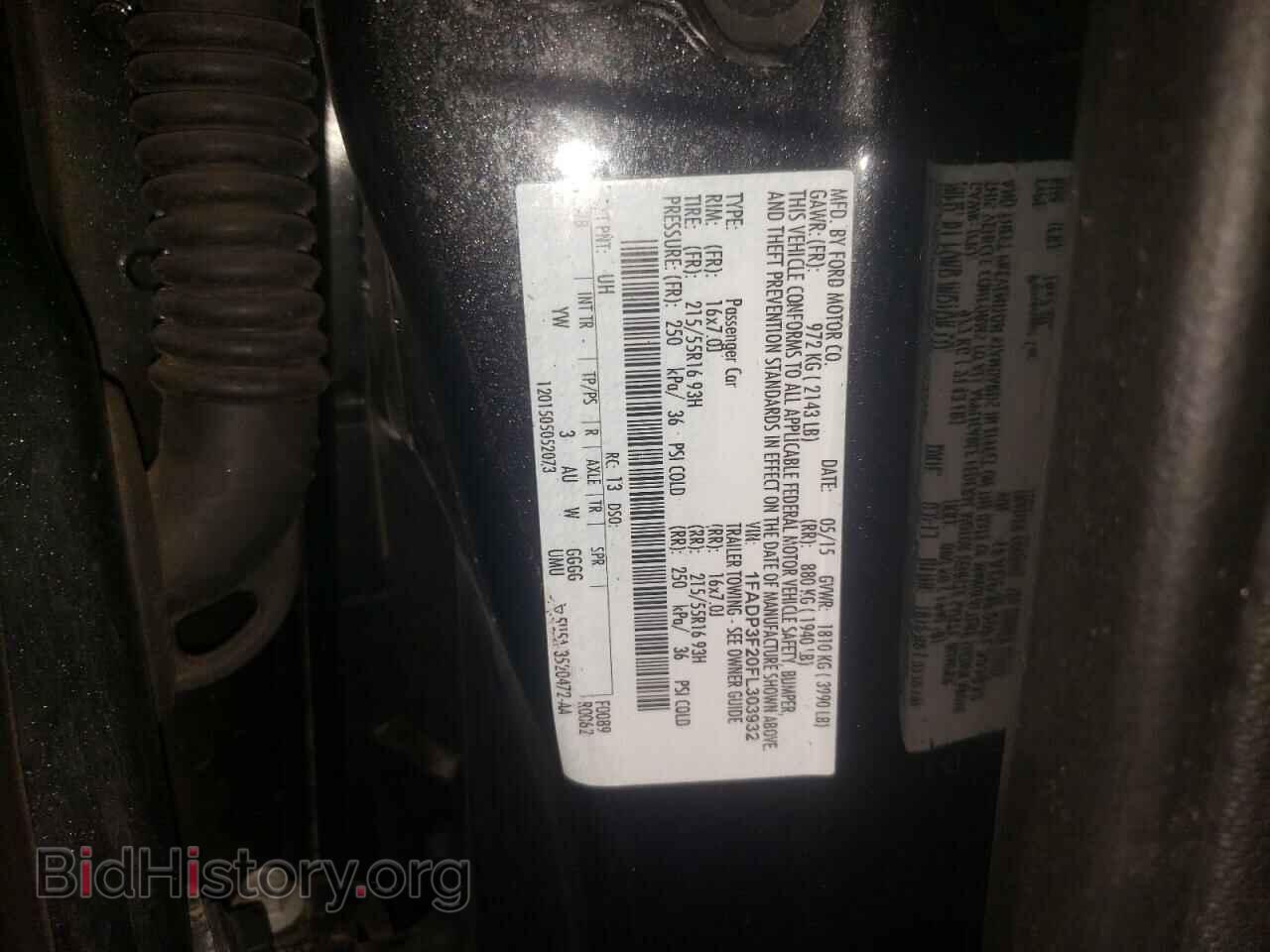 2015 FORD FOCUS - VIN: 1FADP3F20FL303932 - Фото 13