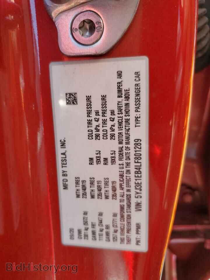 2020 TESLA MODEL 3 - VIN: 5YJ3E1EB4LF801289 - Photo 12