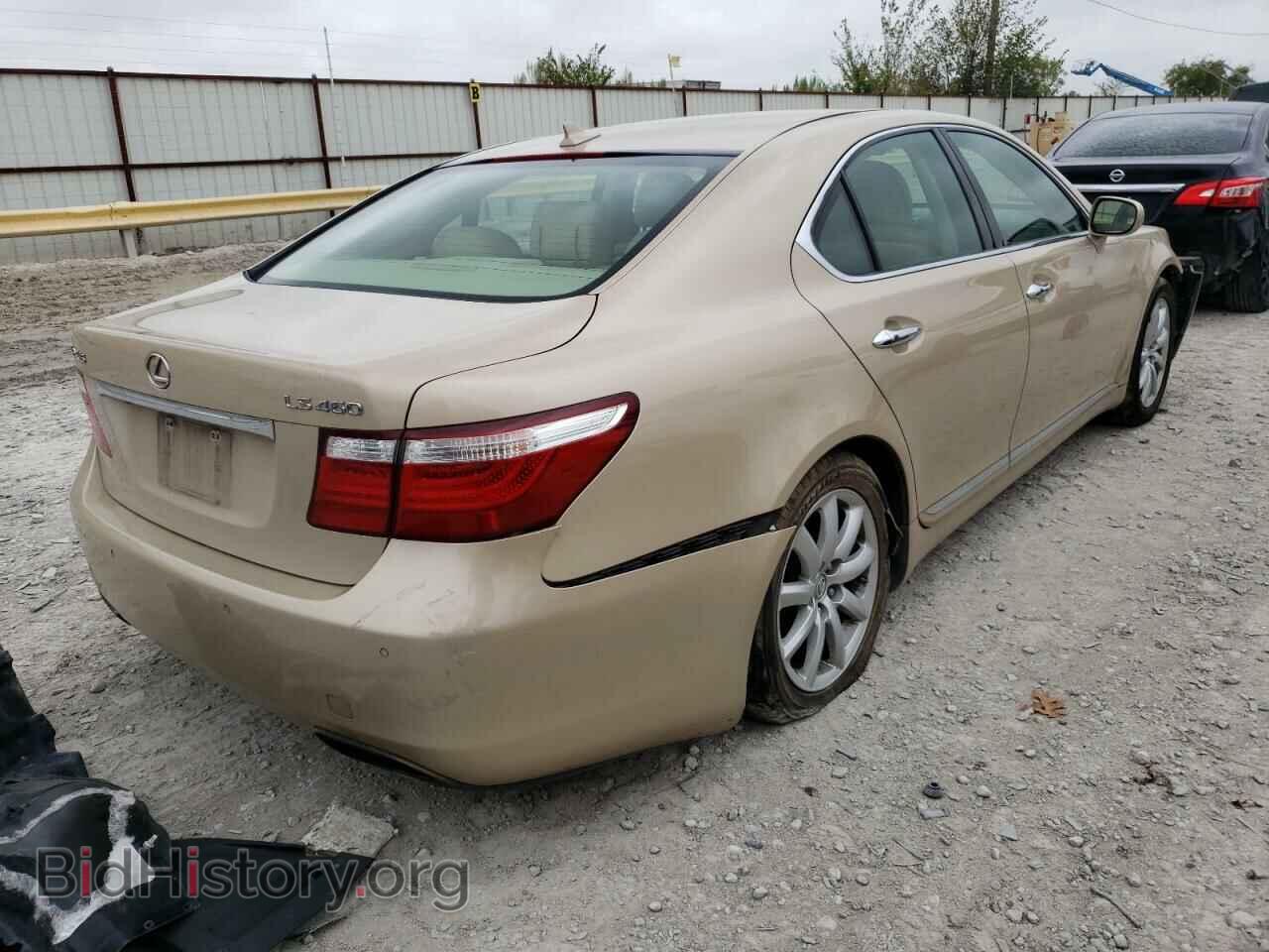 2007 LEXUS LS460 - VIN: JTHBL46F675033079 - Фото 3