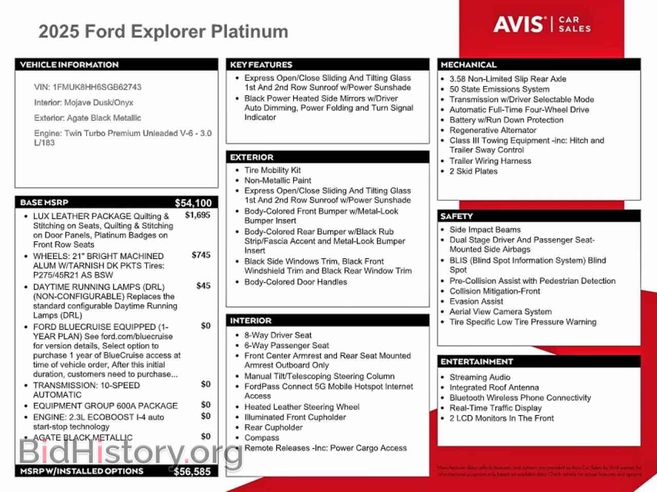 2025 FORD EXPLORER - VIN: 1FMUK8HH6SGB62743 - Photo 13