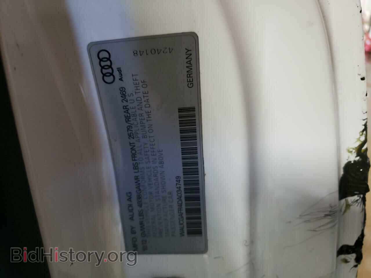 2013 AUDI S5/RS5 - VIN: WAUCGAFR4DA034749 - Фото 10