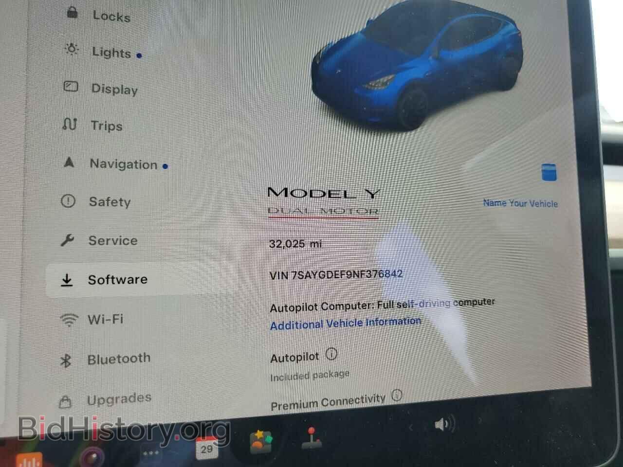 2022 TESLA MODEL Y - VIN: 7SAYGDEF9NF376842 - Фото 9