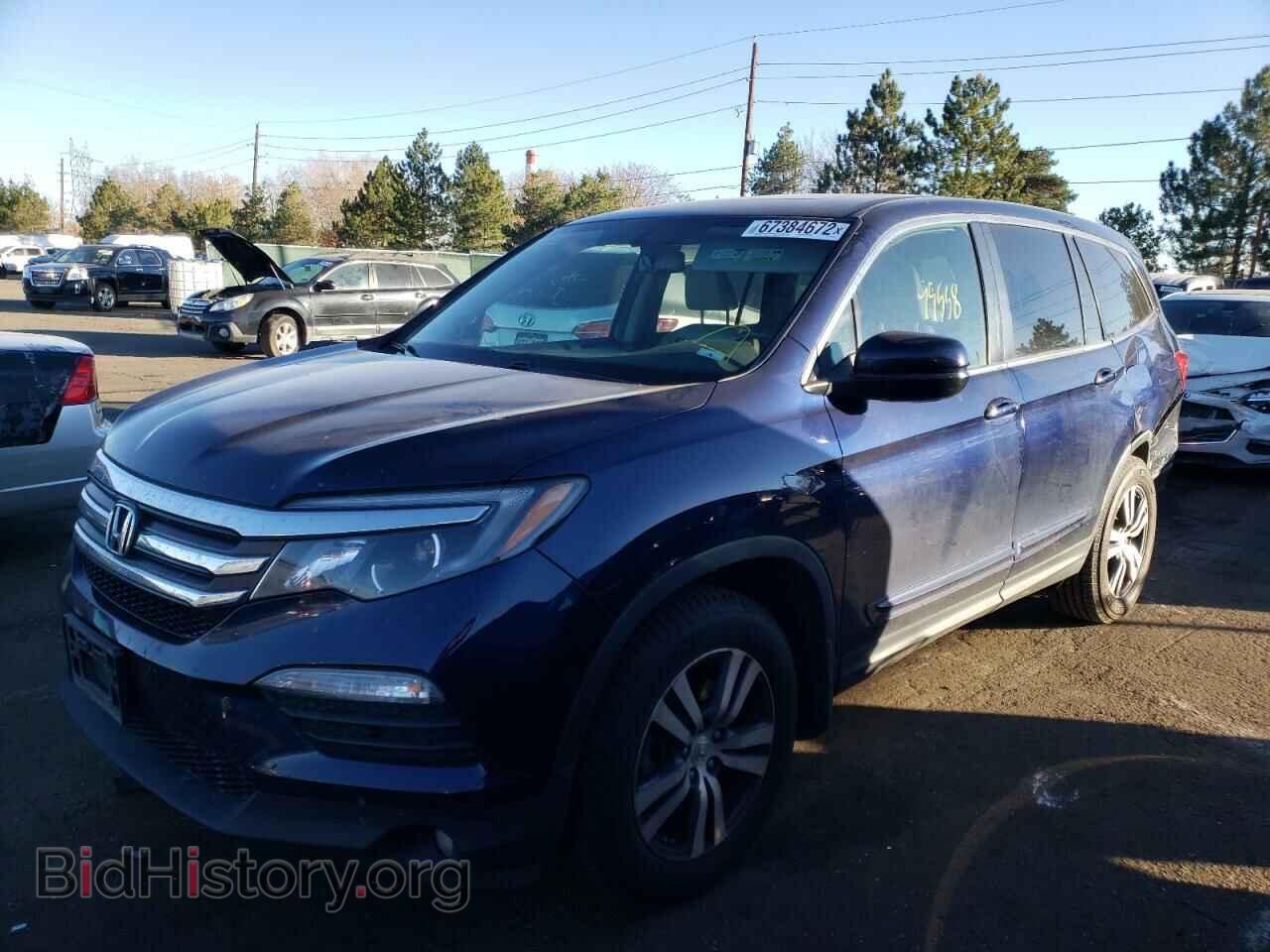 2016 HONDA PILOT - VIN: 5FNYF6H57GB067100 - Фото 2