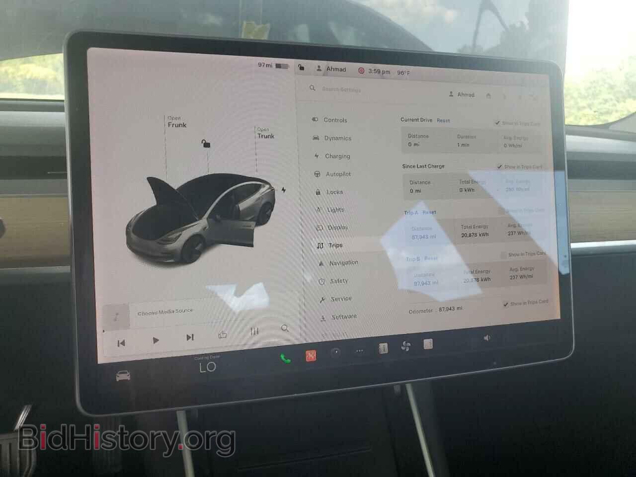 2019 TESLA MODEL 3 - VIN: 5YJ3E1EA0KF307582 - Фото 9