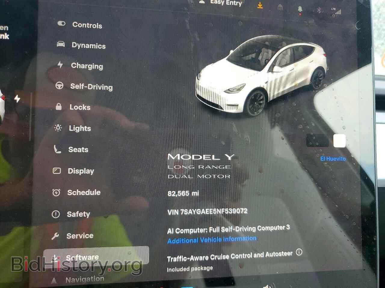 2022 TESLA MODEL Y - VIN: 7SAYGAEE5NF539072 - Photo 9