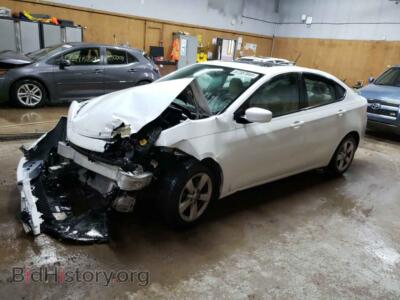 2015 Dodge DART SXT, white — VIN 1C3CDFBB3FD406282, Copart