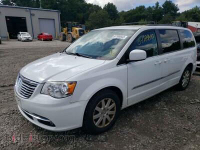 2014 Chrysler MINIVAN Town & COU, белый — VIN 2C4RC1BGXER442019, Copart