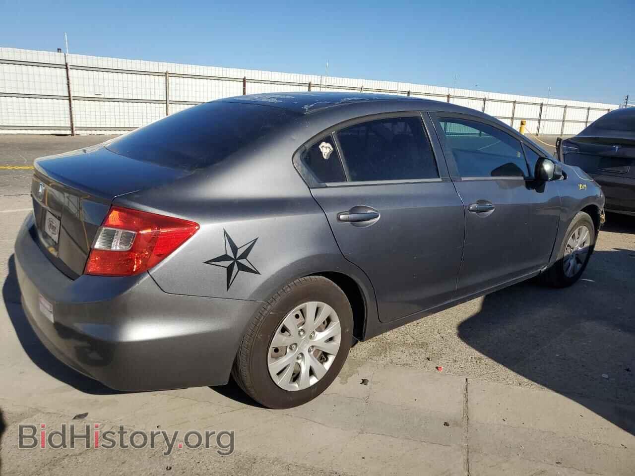 2012 HONDA CIVIC - VIN: 19XFB2F54CE347023 - Фото 3