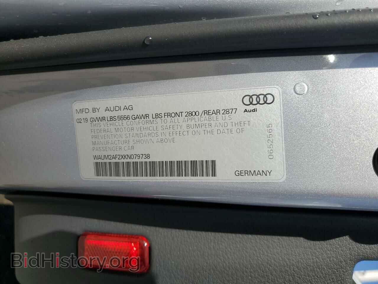 2019 AUDI A6 - VIN: WAUM2AF2XKN079738 - Фото 13