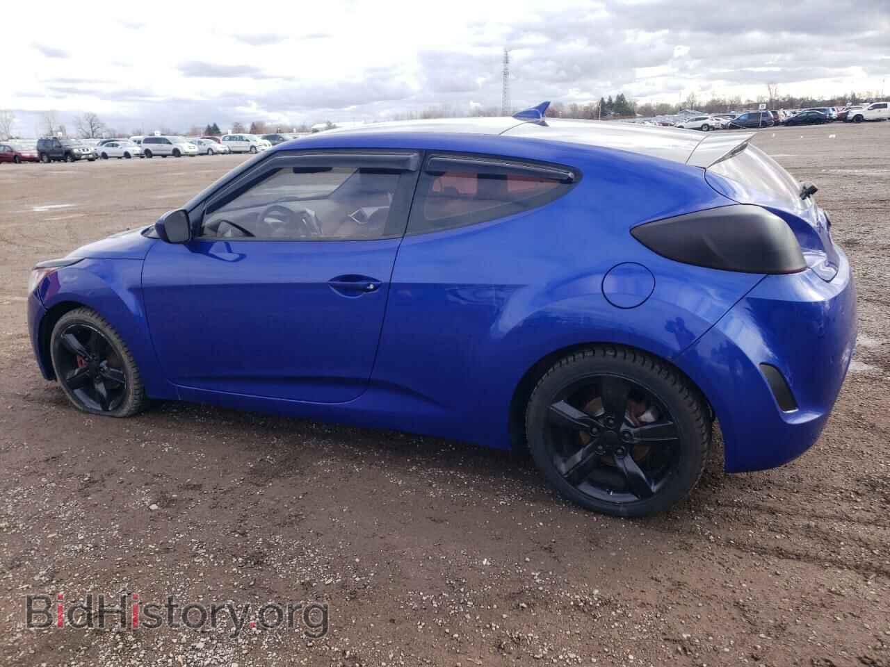 2013 HYUNDAI VELOSTER - VIN: KMHTC6AD0DU090334 - Фото 2