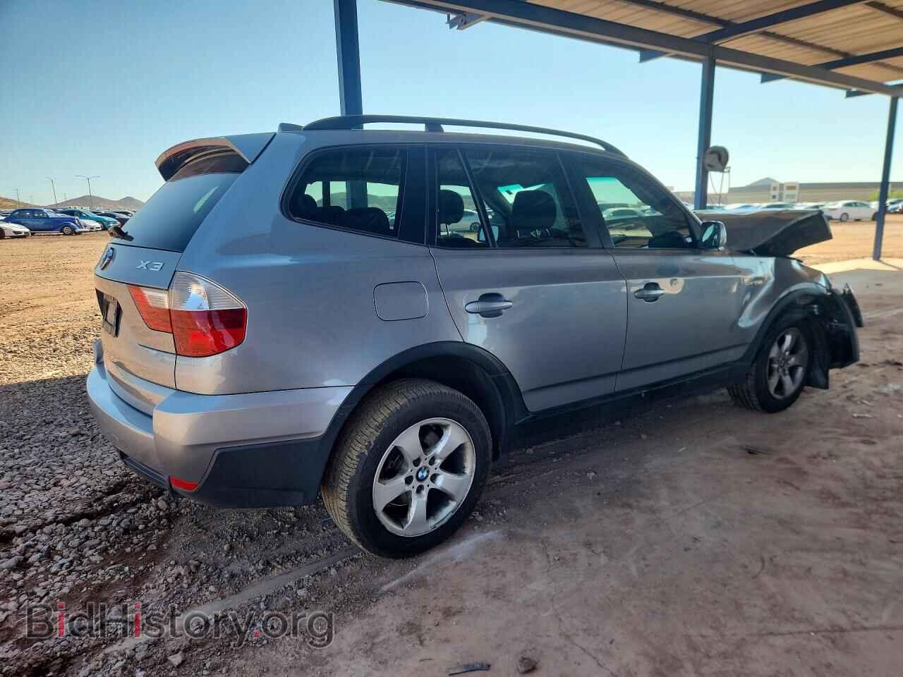 2007 BMW X3 - VIN: WBXPC93477WF08147 - Фото 3