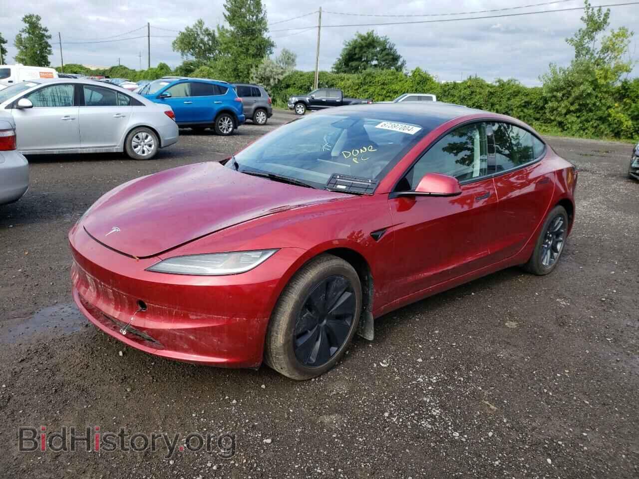 Photo LRW3E7FA8RC201063 - TESLA MODEL 3 2024