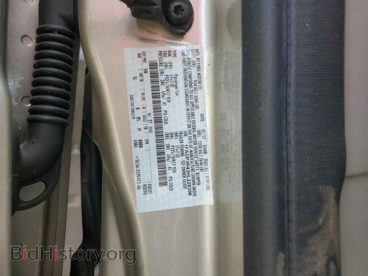 2017 FORD FOCUS - VIN: 1FADP3R43HL228398 - Photo 12