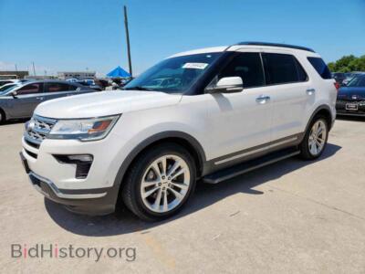 2018 Ford EXPLORER Limited, белый — VIN 1FM5K7F89JGB54698, Copart