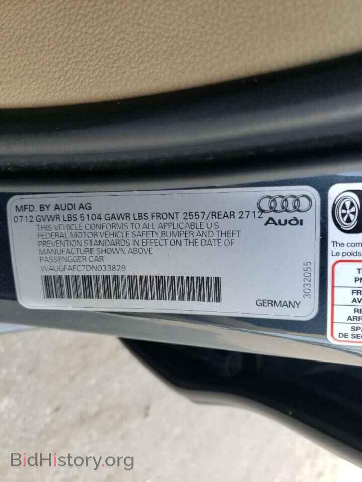 2013 AUDI A6 - VIN: WAUGFAFC7DN033829 - Photo 10