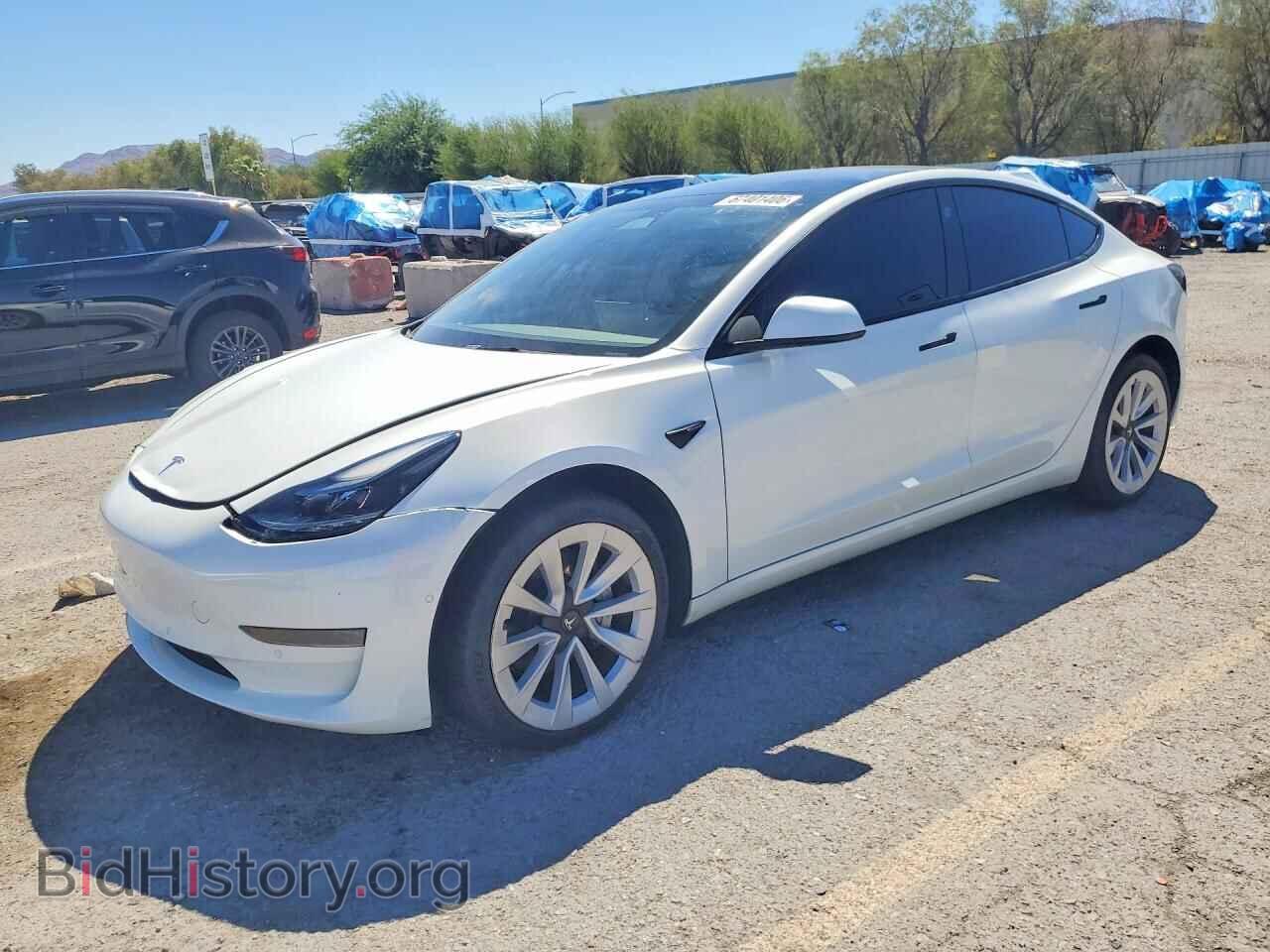 Photo 5YJ3E1EA3NF376433 - TESLA MODEL 3 2022
