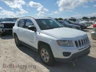2012 Jeep COMPASS Compass LA, white — VIN 1C4NJCEB7CD623563, Copart