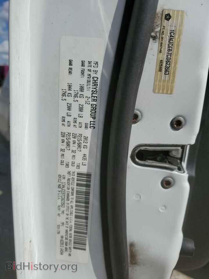 2012 JEEP COMPASS - VIN: 1C4NJCEB7CD623563 - Photo 10