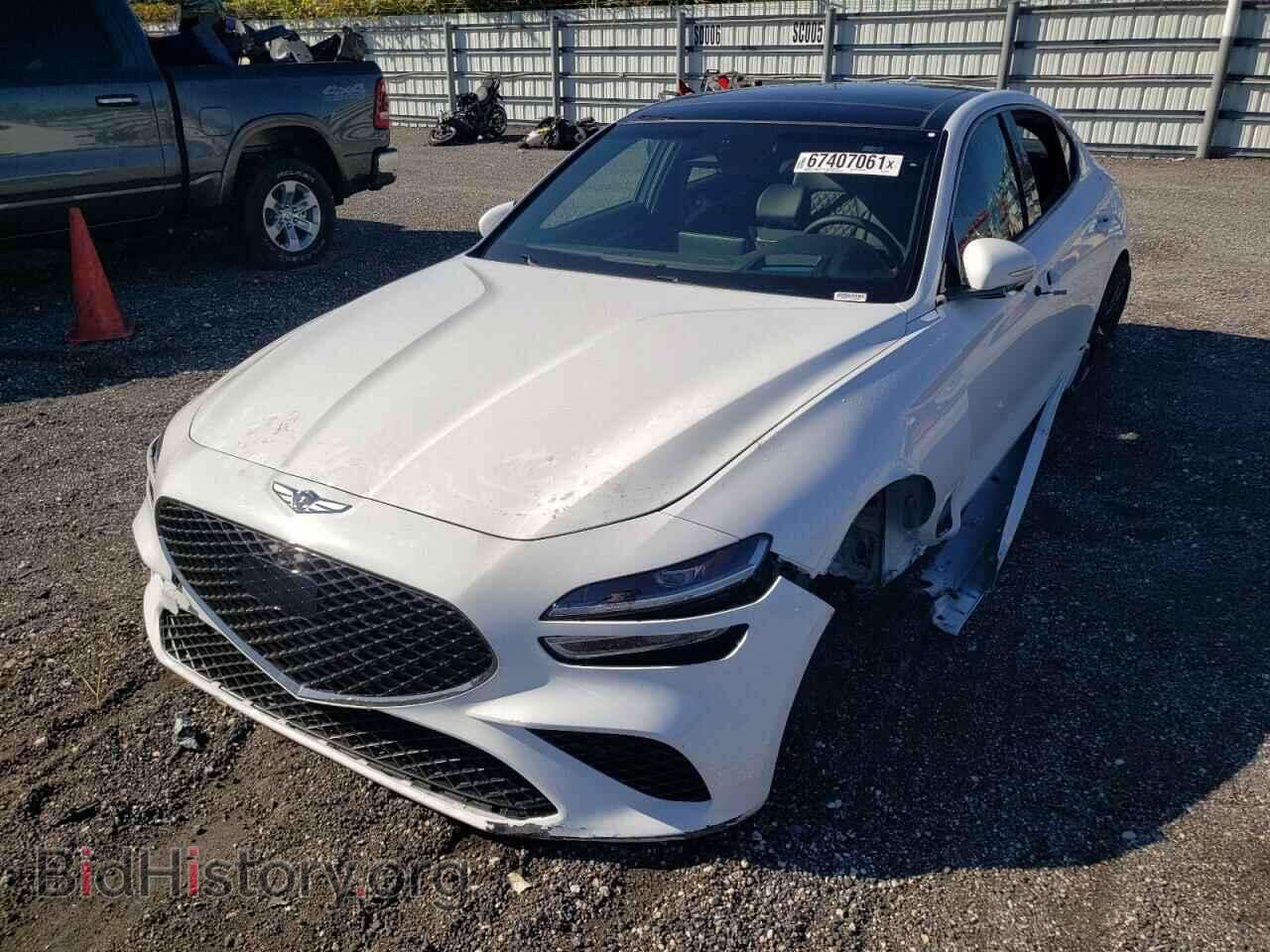 2022 GENESIS G70 BASE - VIN: KMTG54TE6NU088567 - Фото 2