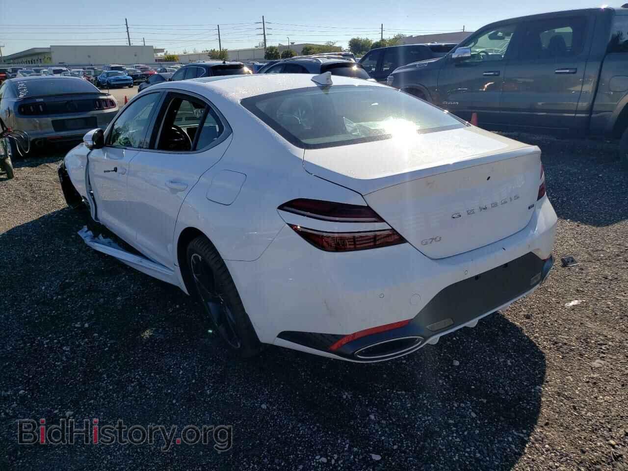 2022 GENESIS G70 BASE - VIN: KMTG54TE6NU088567 - Фото 3