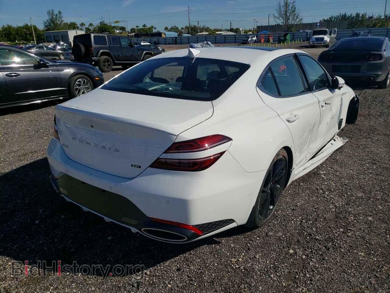 2022 GENESIS G70 BASE - VIN: KMTG54TE6NU088567 - Фото 4