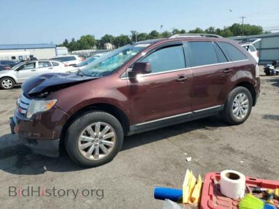 2010 Ford EDGE Limited, темно-бордовый — VIN 2FMDK3KC9ABA17332, Copart