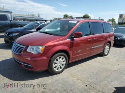 2016 Chrysler MINIVAN Touring, red — VIN 2C4RC1BG9GR246270, Copart