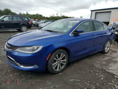 2015 Chrysler 200 200 Limite, blue — VIN 1C3CCCAB9FN758604, Copart