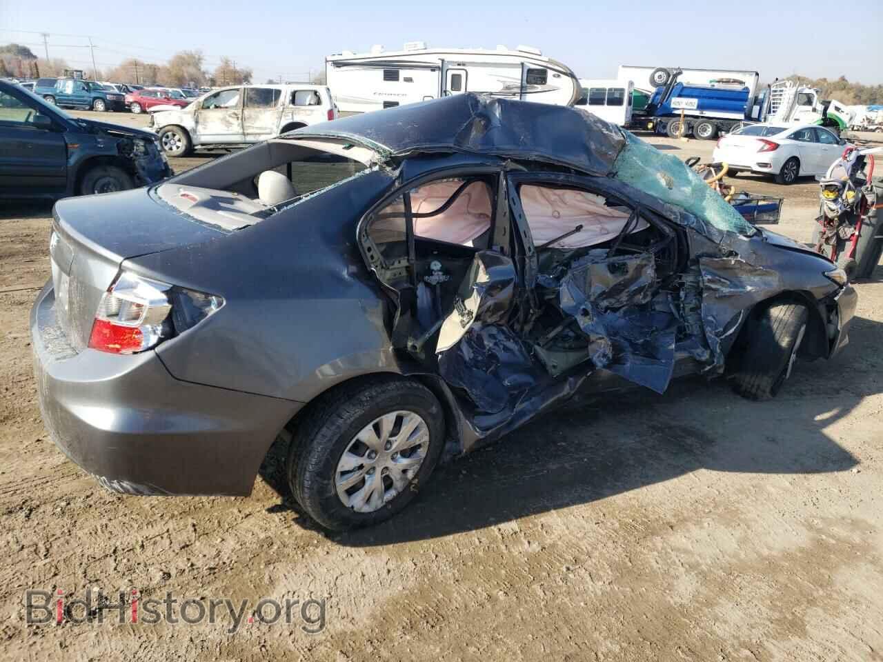 2012 HONDA CIVIC - VIN: 2HGFB2F55CH611629 - Фото 3